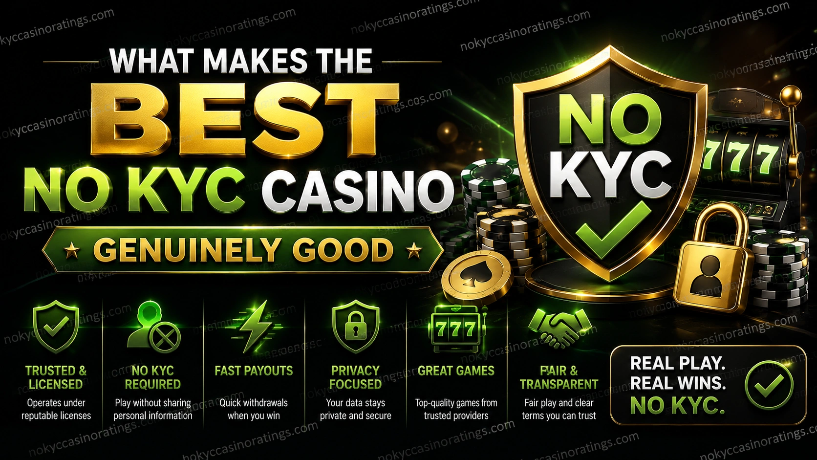 What Makes the Best No KYC Casino Genuinely Good