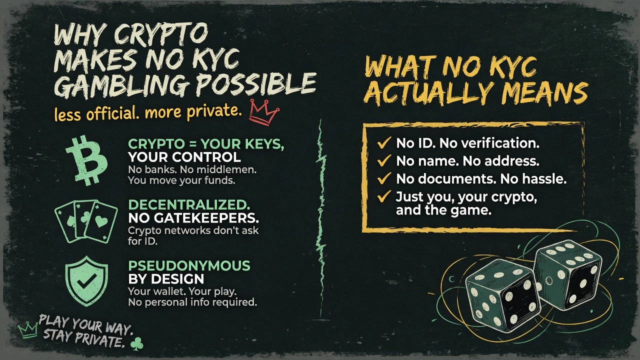 Why Crypto Makes No KYC Gambling Possible